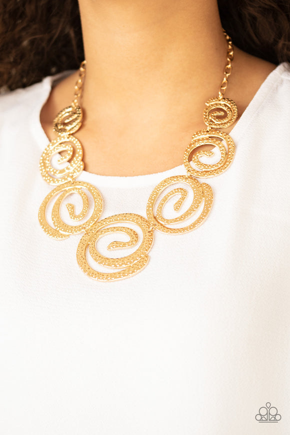 Statement Swirl - Gold - Paparazzi