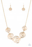 Rosy Rosette - Gold - Paparazzi